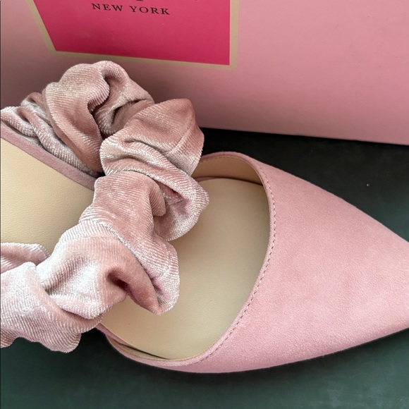 Kate Spade Blush Velvet Heels - Picture 3 of 3